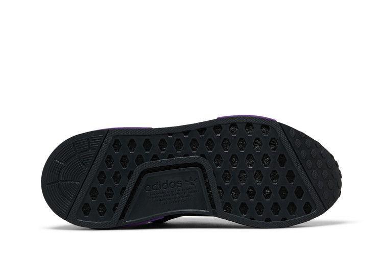 Adidas Nmd_R1 J 'black Grey Active Purple'