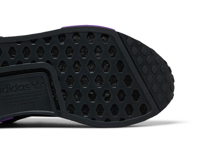 Adidas Nmd_R1 J 'black Grey Active Purple'