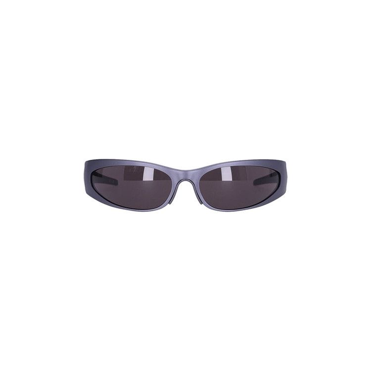 Balenciaga Reverse Xpander 2.0 Rectangle Sunglasses Dark Grey