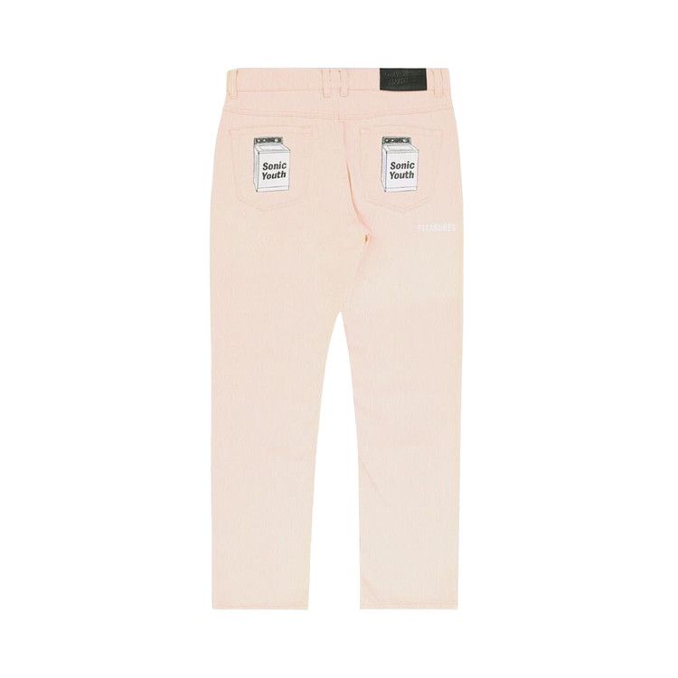 Pleasures x Sonic Youth Washing Machine Denim Pants 'Pink' — foto 3