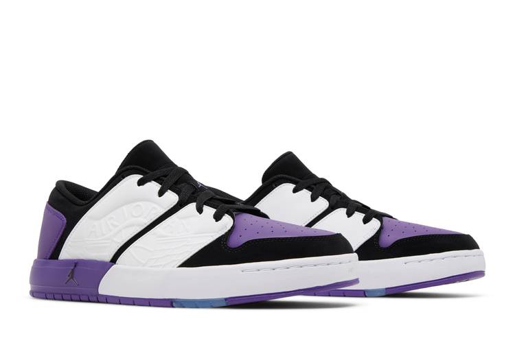 Nike Jordan Nu Retro 1 Low (White/Black/Field Purple)