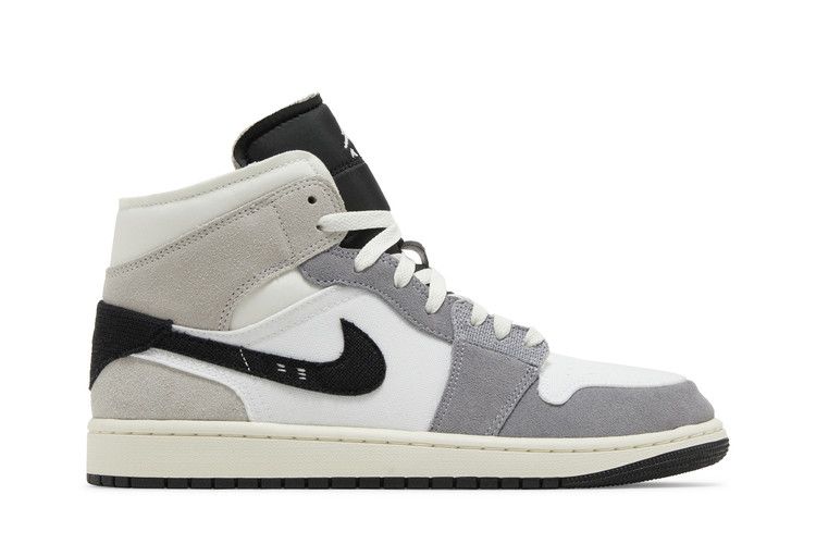 air jordan 1 mid se satin grey