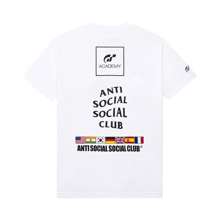 Buy Anti Social Social Club x Gran Turismo Flag Tee 'White