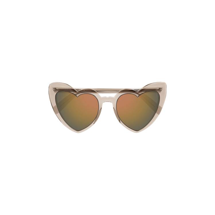 Buy Saint Laurent Loulou Heart Sunglasses 'Nude' - SL 181 027 | GOAT