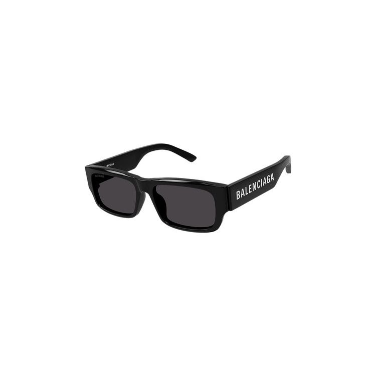 Balenciaga Rectangular Frame Sunglasses Black