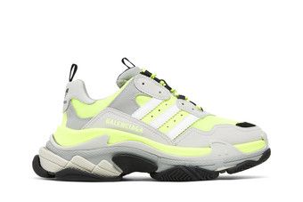 【希少/美品】BALENCIAGA×adidas TRIPLE S Balenciaga x adidas Triple S Fluo Yellow Men's