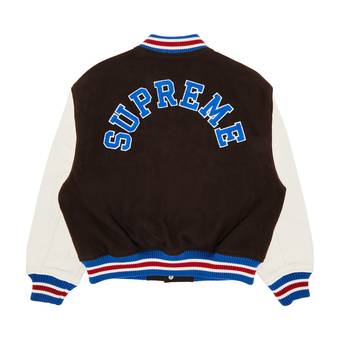 Buy Supreme Tiger Varsity Jacket 'Brown' - FW23J80 BROWN | GOAT CA