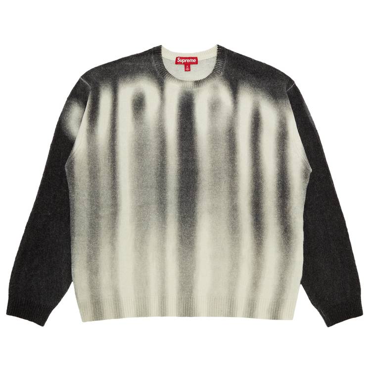 Supreme Blurred Logo Sweater 'Black'