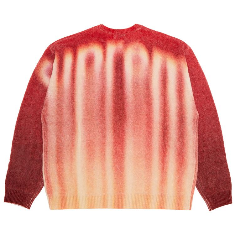 Buy Supreme Blurred Logo Sweater 'Red' - FW23SK11 RED | GOAT