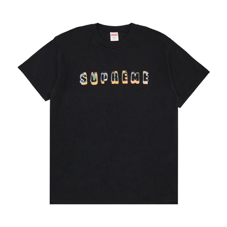 Buy Supreme Stencil Tee 'Black' - FW23T32 BLACK | GOAT