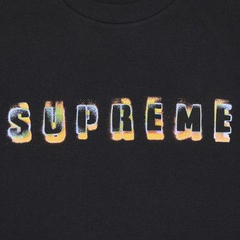 Buy Supreme Stencil Tee 'Black' - FW23T32 BLACK | GOAT