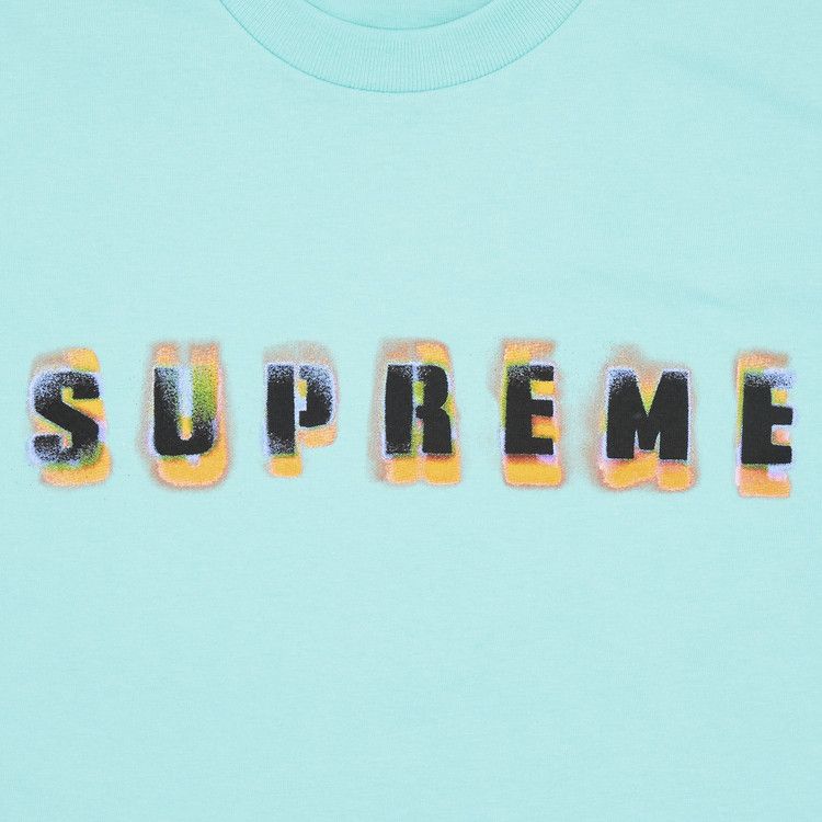 Buy Supreme Stencil Tee 'Teal' - FW23T32 TEAL | GOAT