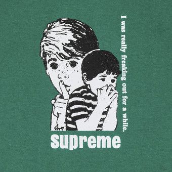 Buy Supreme Freaking Out Tee 'Light Pine' - FW23T37 LIGHT PINE | GOAT