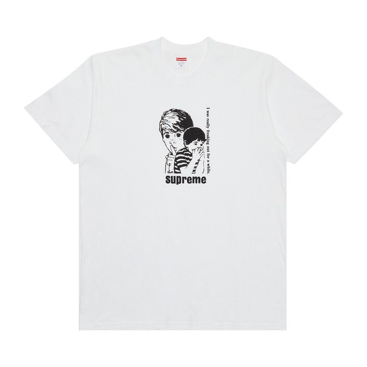 Buy Supreme Freaking Out Tee 'White' - FW23T37 WHITE | GOAT