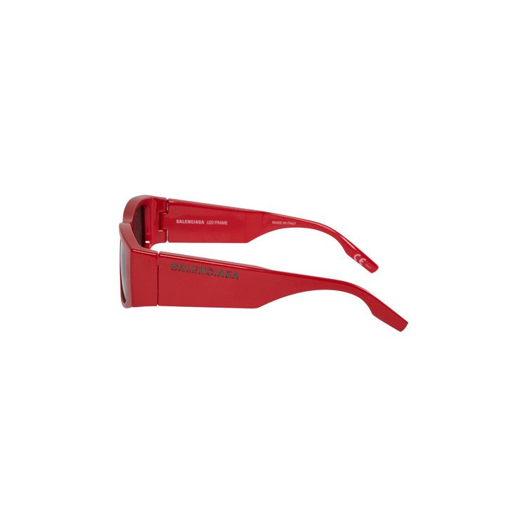 Balenciaga Led Frame Injected Sunglasses Red