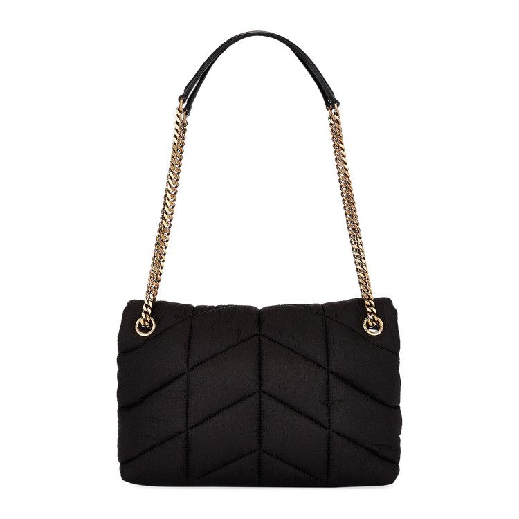 Buy Saint Laurent Small Puffer Nylon Chain Bag 'Black