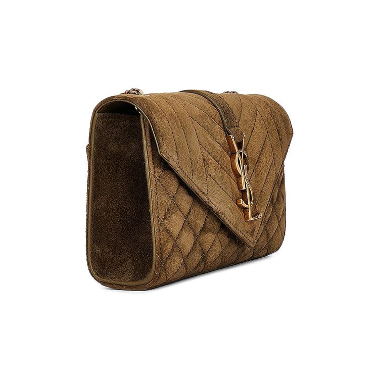 Saint Laurent Small Envelope Chain Bag Loden Green