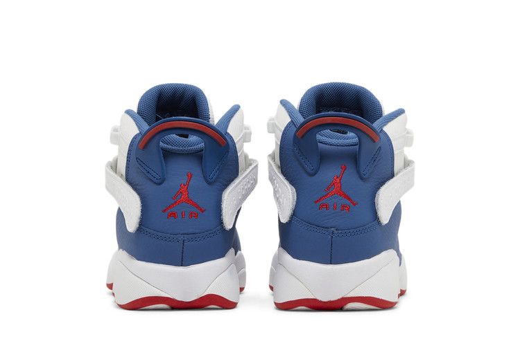 Air Jordan 6 Rings Gs White True Blue
