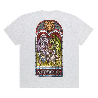 Buy Supreme Worship Tee 'Ash Grey' - FW23T24 ASH GREY | GOAT