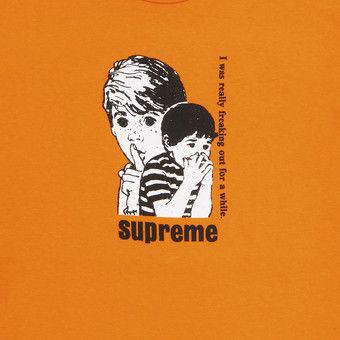 Buy Supreme Freaking Out Tee 'Orange' - FW23T37 ORANGE | GOAT