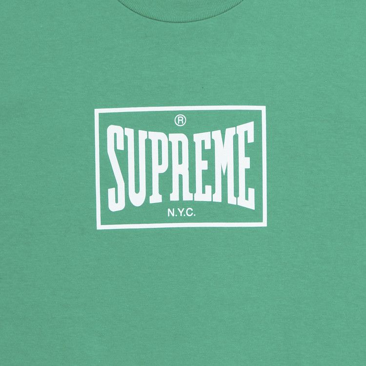 Buy Supreme Warm Up Tee 'Green' - FW23T31 GREEN | GOAT