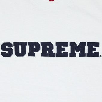 Buy Supreme Collegiate Short-Sleeve Top 'White' - FW23KN78