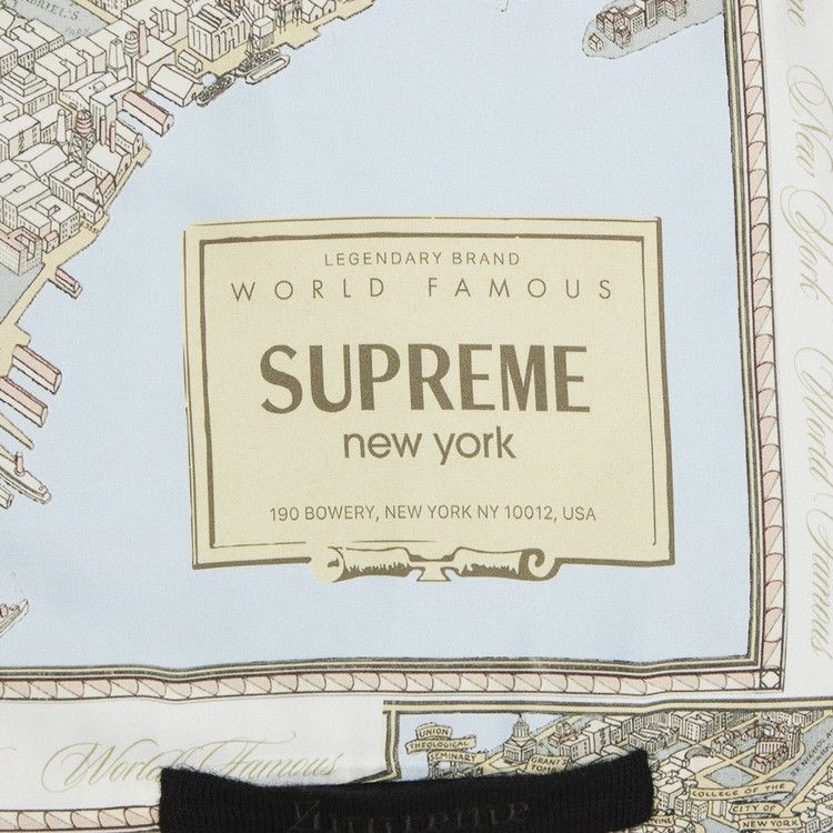 Buy Supreme Silk Map Cardigan 'Black' - FW23SK27 BLACK | GOAT