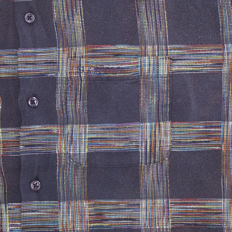 Buy Supreme Woven Plaid Shirt 'Washed Navy' - FW23S7 WASHED NAVY