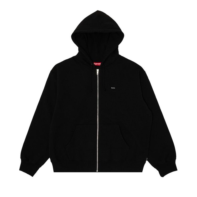 Buy Supreme Small Box Zip Up Hooded Sweatshirt 'Black