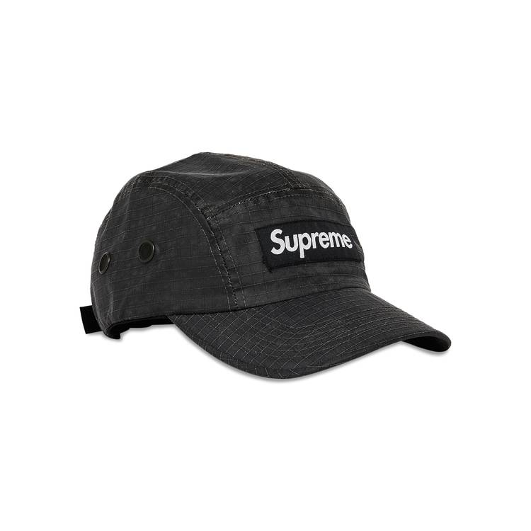 Buy Supreme Distressed Ripstop Camp Cap 'Black' - FW23H70 BLACK