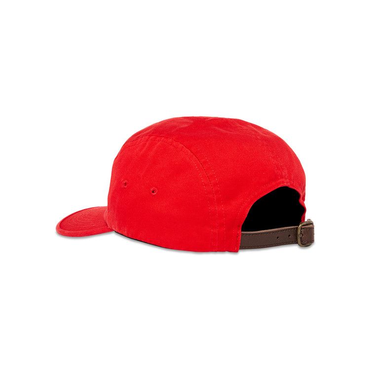 帽子 Supreme Washed Chino Twill Camp Cap Red Supreme washed chino twill camp cap red box logo hat FW18 | eBay