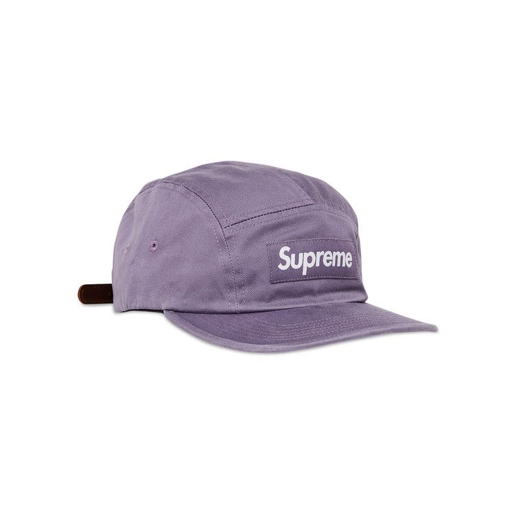 Buy Supreme Washed Chino Twill Camp Cap 'Dusty Purple' - FW23H61