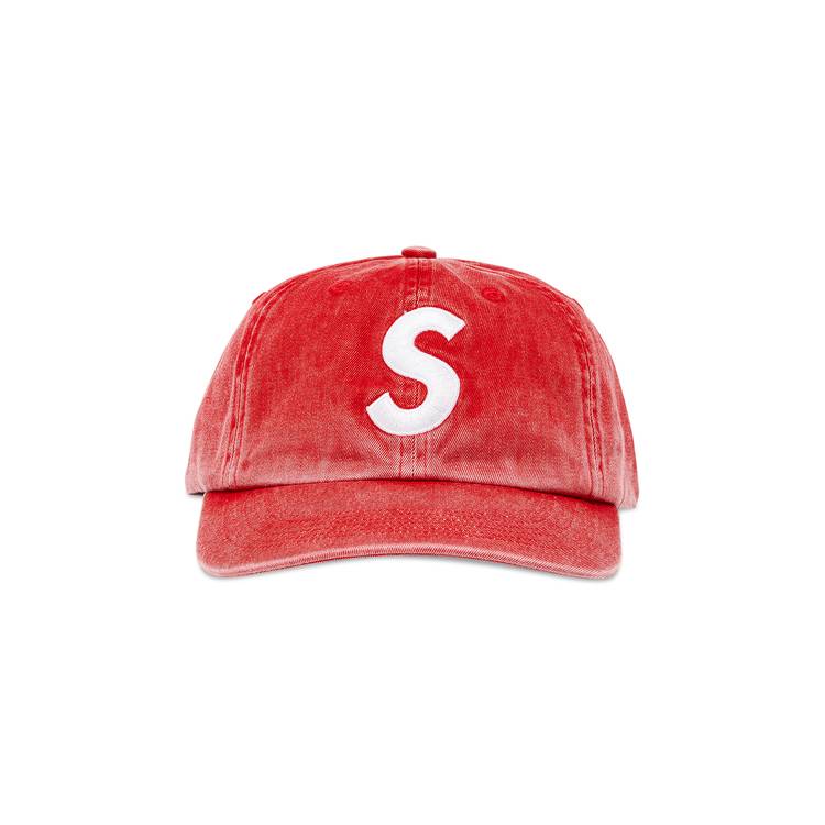 Buy Supreme Pigment Print S Logo 6-Panel 'Red' - FW23H108 RED