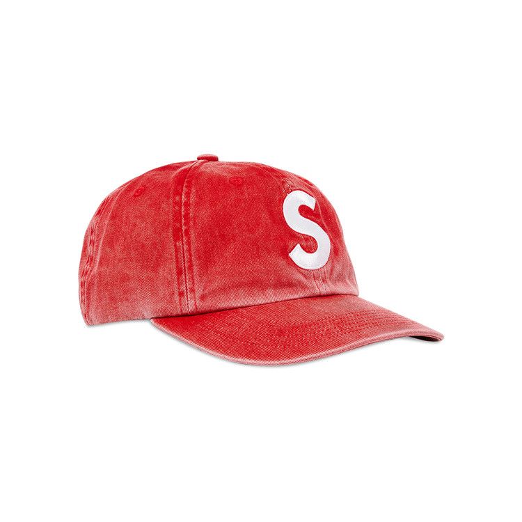 Buy Supreme Pigment Print S Logo 6-Panel 'Red' - FW23H108 RED | GOAT