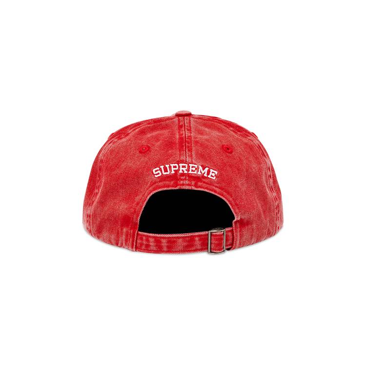 Buy Supreme Pigment Print S Logo 6-Panel 'Red' - FW23H108 RED | GOAT