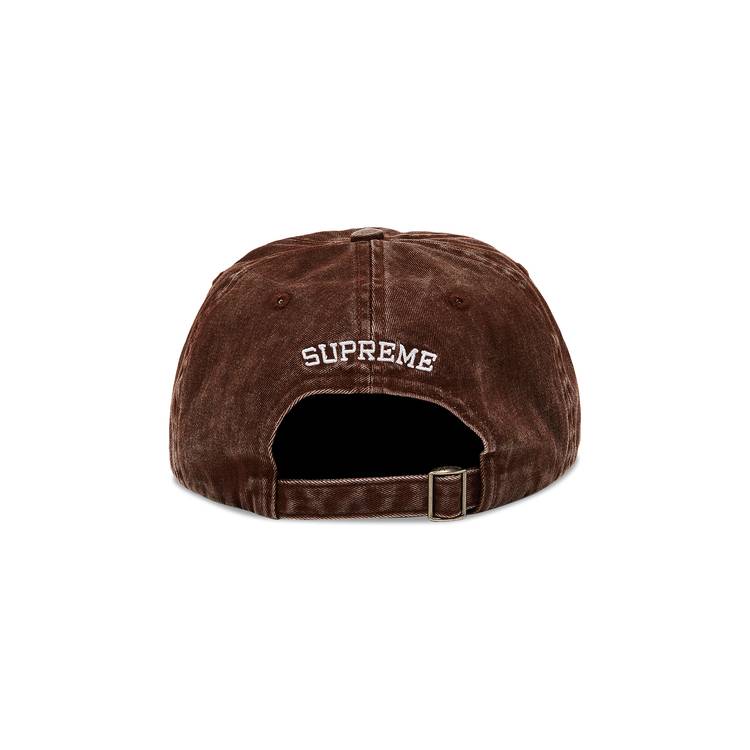 Supreme Pigment Print S Logo 6-Panel 'Brown'