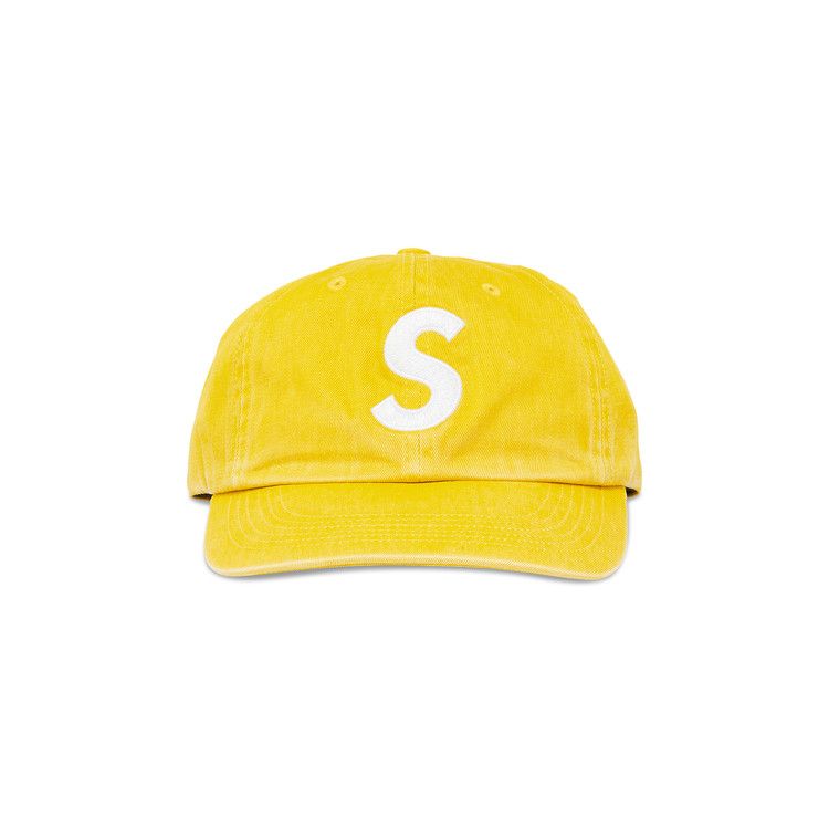 Buy Supreme Pigment Print S Logo 6-Panel 'Yellow' - FW23H108