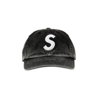 Buy Supreme Pigment Print S Logo 6-Panel 'Black' - FW23H108 BLACK