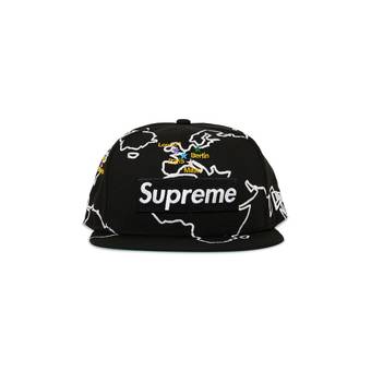 Buy Supreme Worldwide Box Logo New Era 'Black' - FW23H21