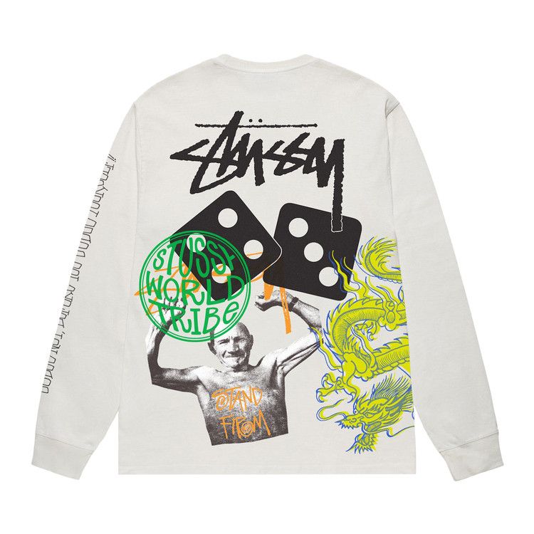 Stussy Strike Long-Sleeve T-Shirt Natural