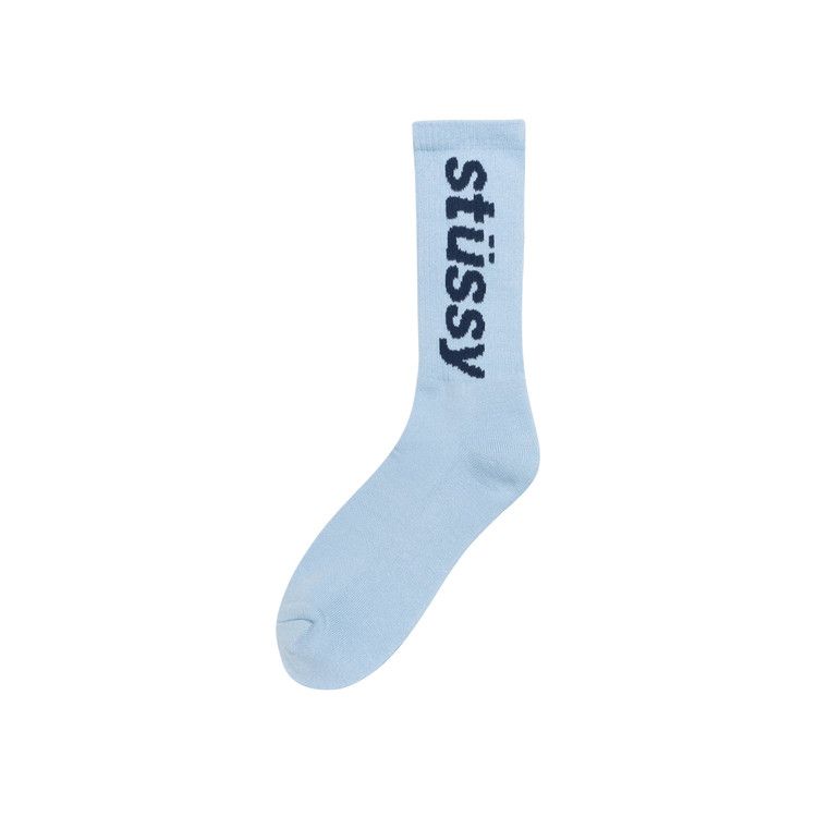 【STUSSY】★ソックス★ WASHED HELVETICA CREW SOCK STUSSY】24fw WASHED HELVETICA CREW SOCK 靴下 (STUSSY/靴下