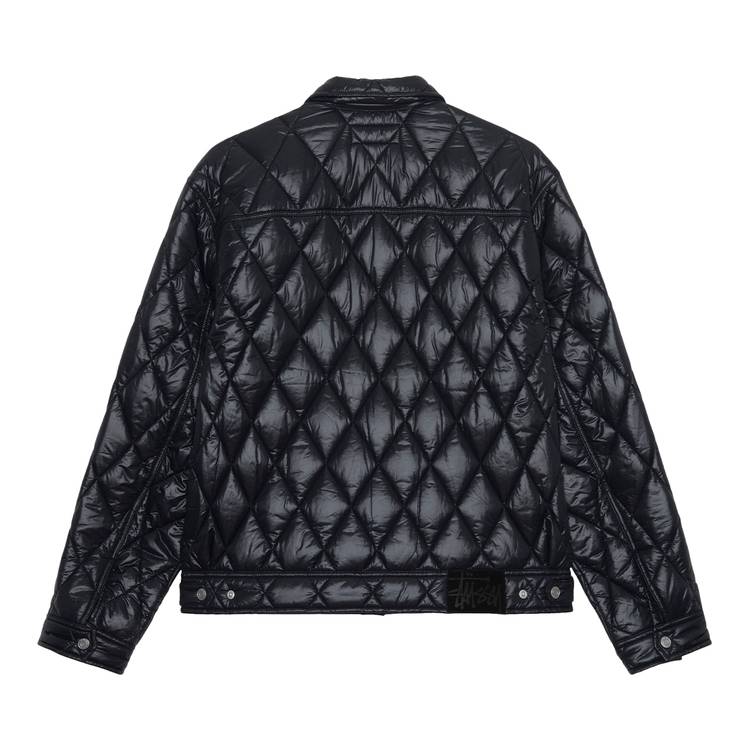 Buy Stussy Ranch Jacket Quilted Nylon 'Black' - 115712 BLAC | GOAT