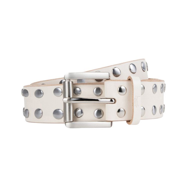 Buy Stussy 8 Ball Studded Belt 'Bone' - 135184 BONE | GOAT CA