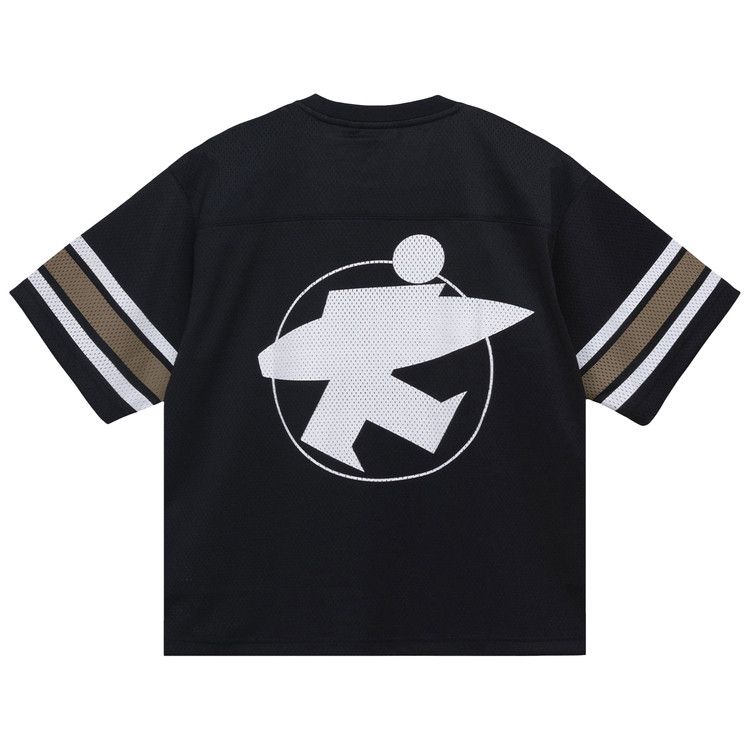 Buy Stussy Surfman Mesh Football Jersey 'Black' - 1140332