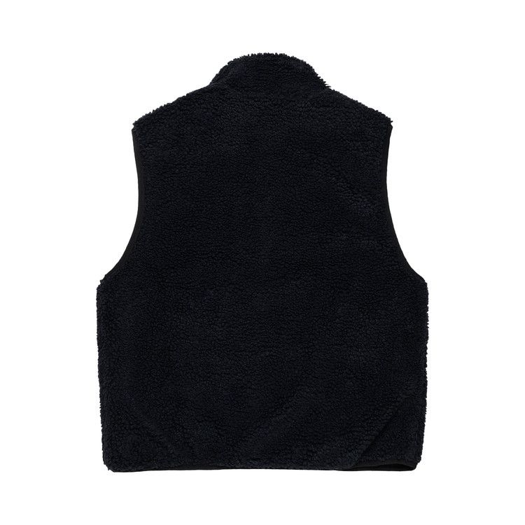 Stussy Sherpa Reversible Vest 'black'