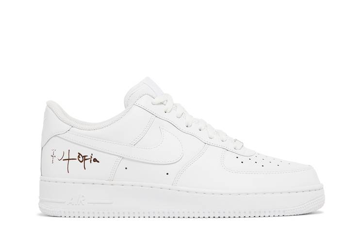 Travis Scott releases ultra-simple Utopia Nike Air Force 1 trainers for $150