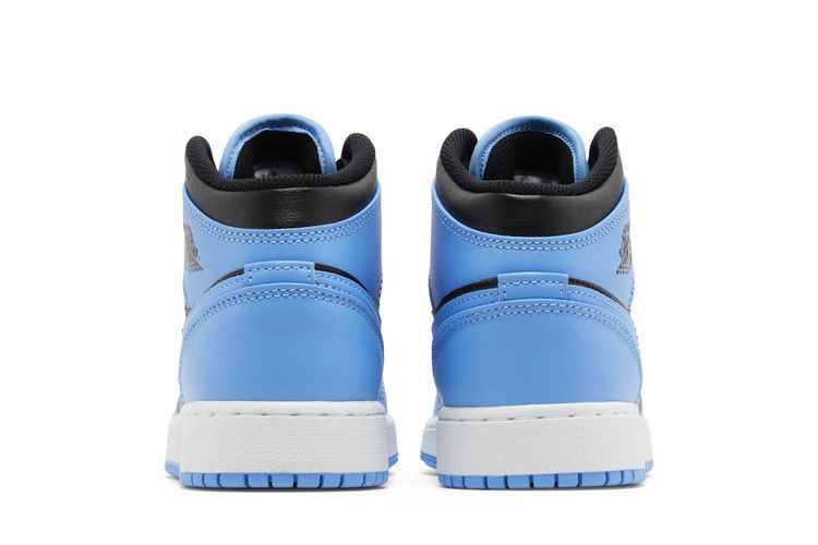 Air Jordan 1 Mid Gs University Blue Black
