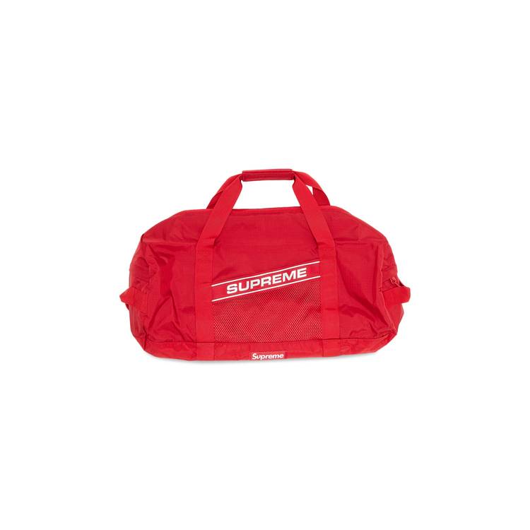 Supreme Duffle Bag SS19 RED  Clothes design, Fashion, Red leather