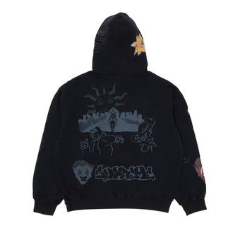 Buy Supreme Rhinestone Shadow Hooded Sweatshirt 'Black' - FW22SW72 BLACK