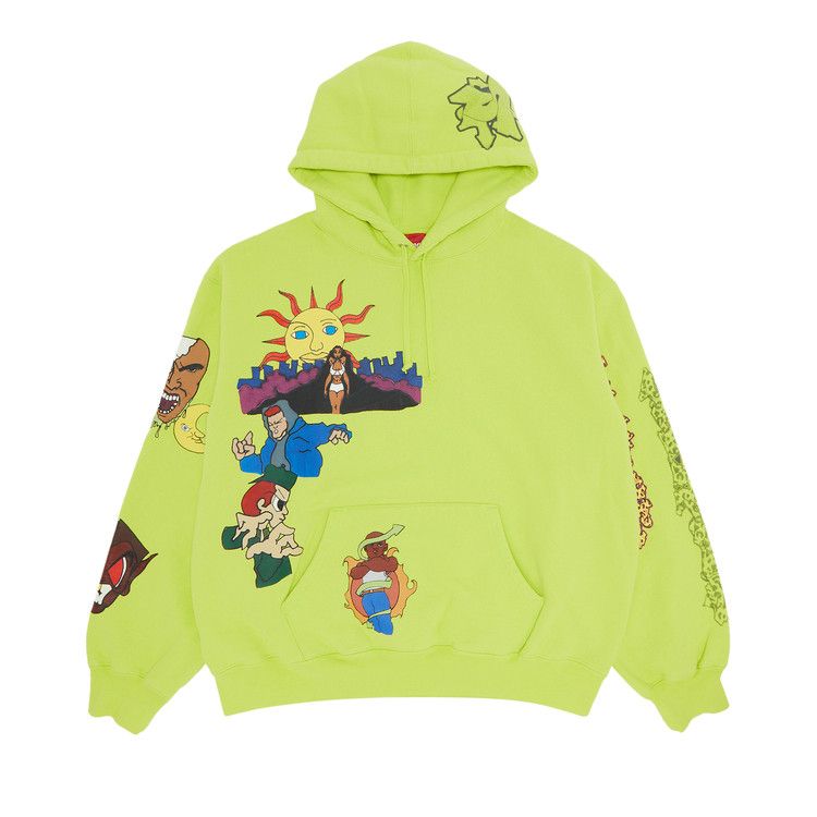 Buy Supreme Sunrise Hooded Sweatshirt 'Acid Green' - FW23SW36 ACID
